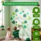 4E's Novelty 147 Pcs St. Patrick's Day Shamrock Cutouts Bulk - 7 Sizes in 3 Green Shades, Paper Shamrocks on 21 Sheets, Fun Shamrock Cutouts for Classroom Bulletin Boards, Party Crafts & Decorations